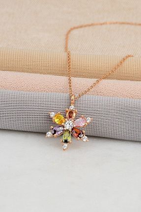 گردنبند نقره صورتی زنانه 925 عیار KAR DİAMOND - کد 366735796