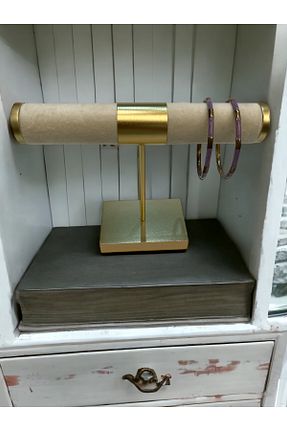 نظم دهنده جواهرات و آرایش بژ چوب STAND MARKET - کد 772679696
