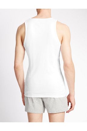 رکابی سفید مردانه بدون آستین Marks & Spencer - کد 6914928