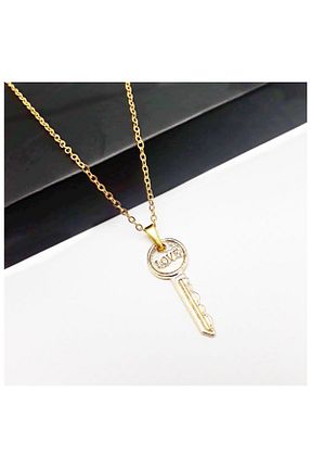 گردنبند جواهر زرد مردانه روکش طلا Bijustore - کد 43220259