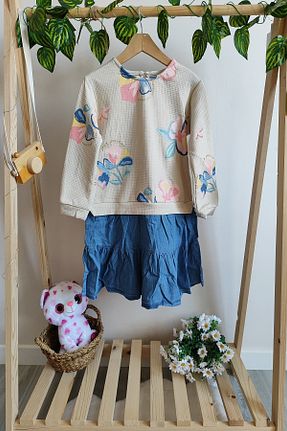 لباس بژ بچه گانه جین DFN - کد 773039252