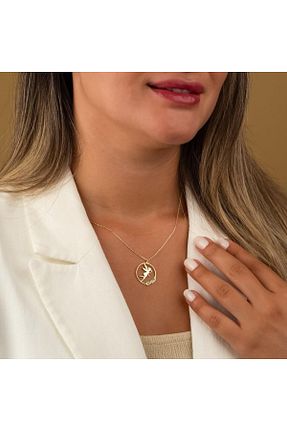گردنبند نقره طلائی زنانه 925 عیار N!da Jewelry - کد 773062217