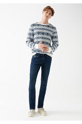 شلوار جین آبی مردانه پاچه تنگ Mavi - کد 146508859
