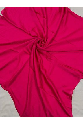 روسری صورتی پنبه ای AWAM SILK - کد 773242714