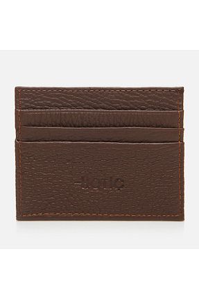 کیف پول قهوه ای مردانه ابعاد کوچک Hotiç - کد 701999808