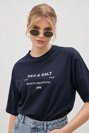 تیشرت نباتی زنانه رگولار BE BLUE - کد 735090299