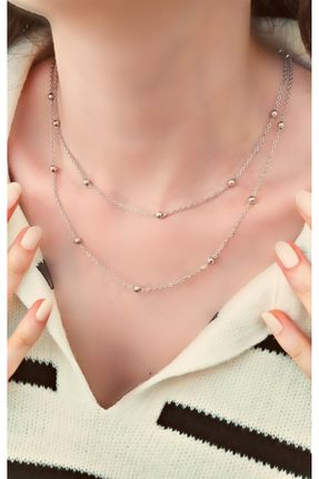 گردنبند جواهر زنانه پوشش لاکی کد 773537155