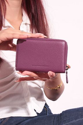 کیف پول بنفش زنانه سایز متوسط Grande - کد 773622279