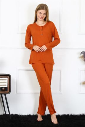 ست لباس راحتی نارنجی زنانه کد 763615579