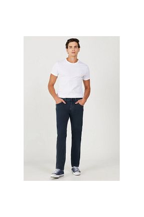 شلوار جین سرمه ای مردانه پاچه ساده Wrangler - کد 773325657