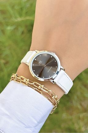 ساعت مچی سفید زنانه 31-35 میلی متر Q&Q - کد 773021135
