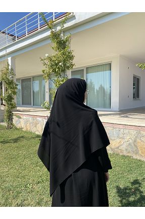 روسری مشکی پنبه پلی استر NAKŞİDİL - کد 773031347