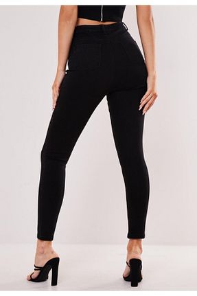شلوار جین مشکی زنانه پاچه تنگ byhaziran butik - کد 773471978