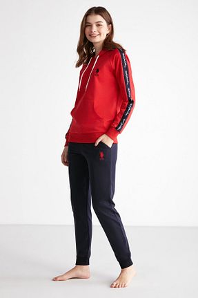 ست کرمکن اسپرت قرمز زنانه %100 پنبه U.S. Polo Assn. - کد 751852983