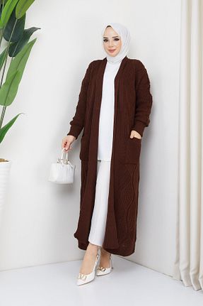رویه حجاب قهوه ای زنانه رگولار Pamuk Butik - کد 773246126