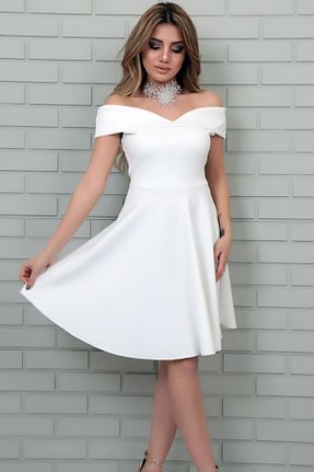 لباس سفید زنانه بافت CoolLook - کد 773435225
