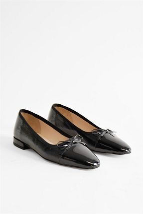 بابت مشکی زنانه چرم لاکی Shoes & More - کد 773568405