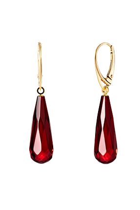 گوشواره نقره قرمز زنانه 925 عیار Amber by Mazukna - کد 773636518