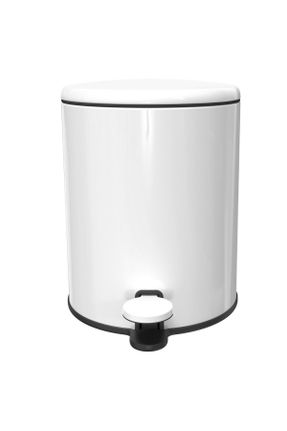 سطل زباله سفید فولاد ( استیل ) 6 L کد 2145463