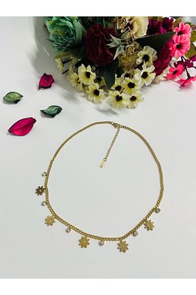 گردنبند استیل ( فولاد ) طلائی زنانه استیل (فولاد) Bii alışveriş - کد 772647972