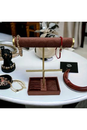 نظم دهنده جواهرات و آرایش صورتی چوب STAND MARKET - کد 773100355