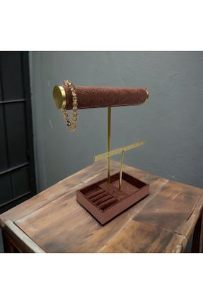نظم دهنده جواهرات و آرایش صورتی چوب STAND MARKET - کد 773100355
