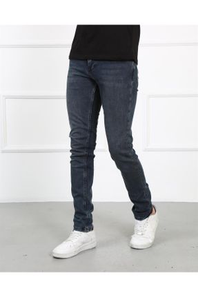 شلوار جین مشکی مردانه پاچه تنگ لیسانس دار پوشاک ورزشی استاندارد کد 773101703