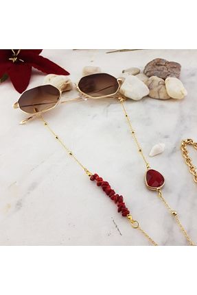 اکسسوری عینک قرمز زنانه Bijustore - کد 46287022