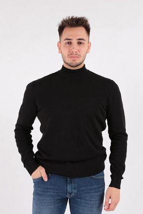 پلیور مشکی مردانه ساده Cazador - کد 773437550