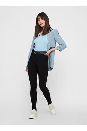 شلوار جین مشکی زنانه پاچه تنگ byhaziran butik - کد 773471702