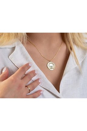 گردنبند نقره طلائی زنانه 925 عیار N!da Jewelry - کد 773060810