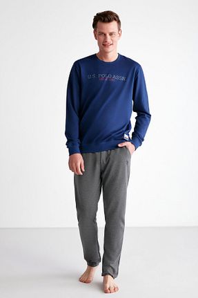 ست لباس راحتی سرمه ای مردانه چاپی U.S. Polo Assn. - کد 755356426
