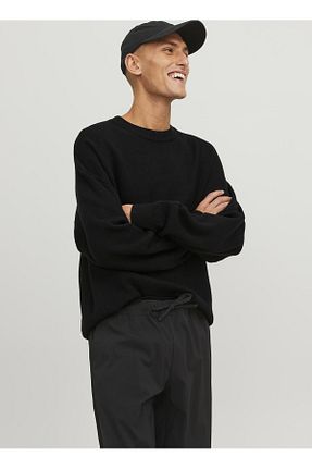پلیور مشکی مردانه ساده Jack & Jones - کد 773250931