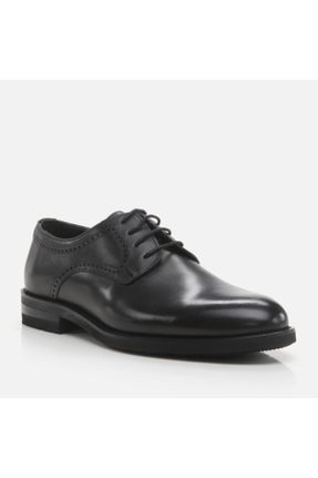 کفش کژوال مشکی مردانه چرم طبیعی پاشنه کوتاه ( 4 - 1 cm ) پاشنه ساده کد 760928318