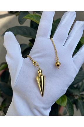 گردنبند جواهر زرد زنانه برنجی Asya Gems - کد 773484358