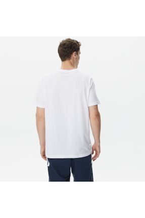 تی شرت سفید مردانه رگولار یقه گرد کد 728604506