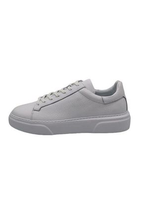 کفش کژوال سفید مردانه چرم خالص King Shoes - کد 757175975