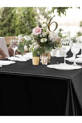 رومیزی مشکی ساتن MER HOME - کد 108123208