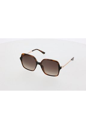 عینک آفتابی قهوه ای زنانه UV400 Guess - کد 774208014