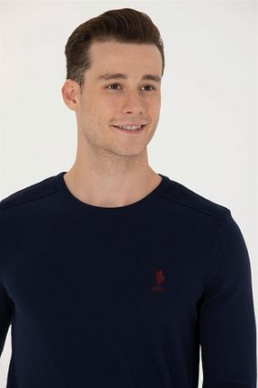 پلیور سرمه ای مردانه ساده U.S. Polo Assn. - کد 774313014