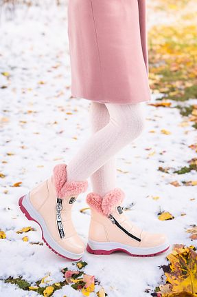 بوت / نیم بوت صورتی بچه گانه چرم مصنوعی Kiko Kids - کد 774627386