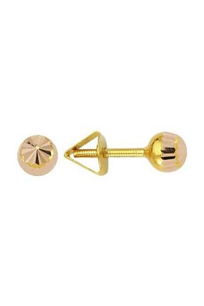 گوشواره طلا طلائی مردانه 8 عیار ARSLANTAŞ 1989 - کد 124018005