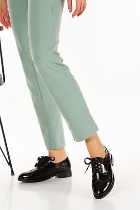 کفش کژوال مشکی زنانه چرم لاکی PASSAGE SHOES - کد 774596713