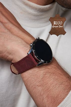 بند ساعت هوشمند زرشکی vagave - کد 774601935