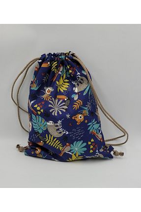 کوله پشتی سرمه ای زنانه سایز متوسط süsslüdüşler - کد 773697018