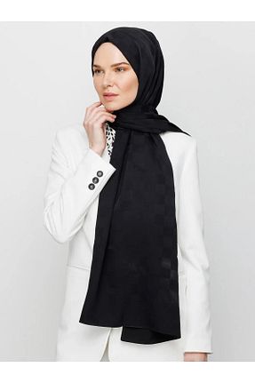 شال مشکی زنانه ابریشم Eyse Shop - کد 691920762