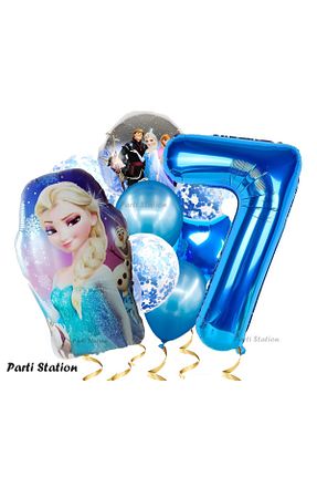بادکنک آبی Parti Station - کد 774319827