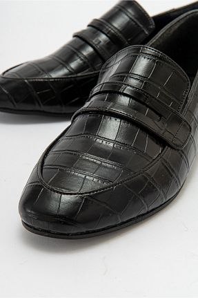 کفش کژوال مشکی زنانه چرم لاکی Niloshka - کد 774105763