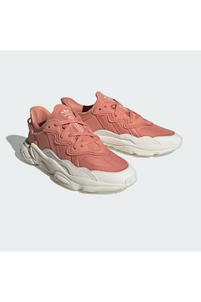 کفش اسنیکر نارنجی زنانه بند دار adidas - کد 772496125