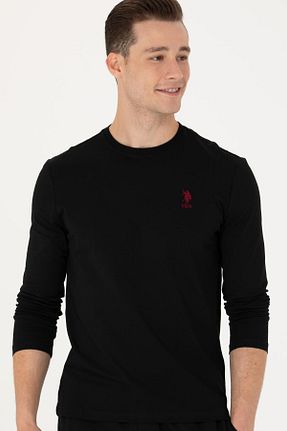 سوئیشرت مشکی مردانه ساده U.S. Polo Assn. - کد 774556442